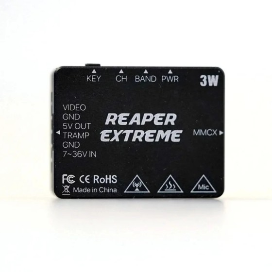 Wholesale Foxeer 5.8G Reaper Extreme 3W 72CH 25mW 200mW 500mW 1.5W 3W Adjustable VTX for Long Range RC Drone